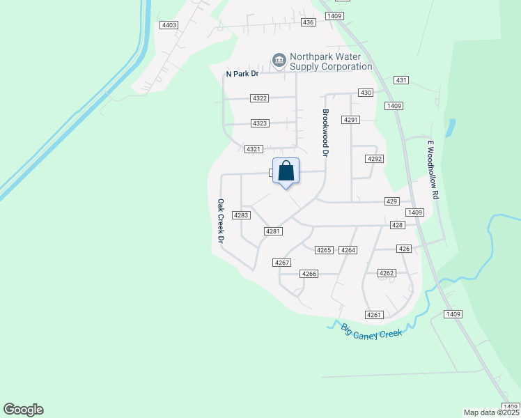 map of restaurants, bars, coffee shops, grocery stores, and more near 84 County Road 4282 in Dayton