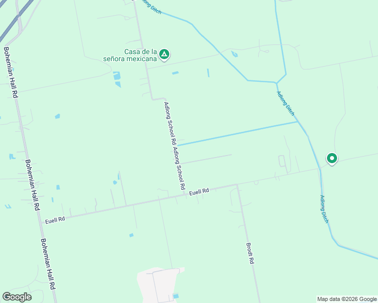 map of restaurants, bars, coffee shops, grocery stores, and more near 16546-16570 Adlong School Road in Crosby
