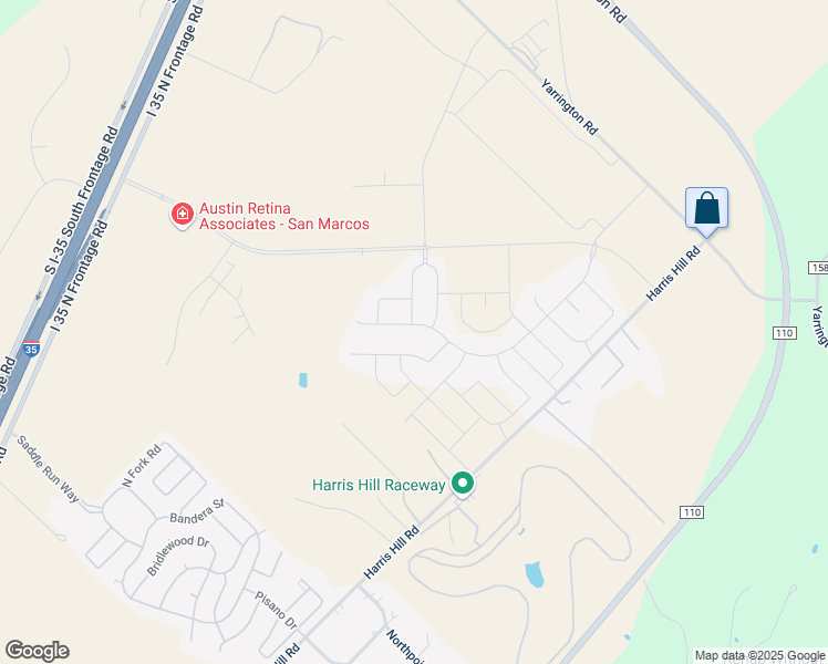 map of restaurants, bars, coffee shops, grocery stores, and more near 261 Sky Meadows Circle in San Marcos