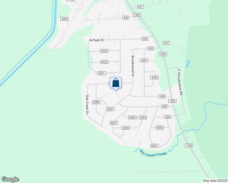 map of restaurants, bars, coffee shops, grocery stores, and more near 89 County Road 4294 in Dayton