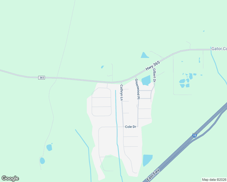 map of restaurants, bars, coffee shops, grocery stores, and more near 12260 Woodland Drive in Beaumont
