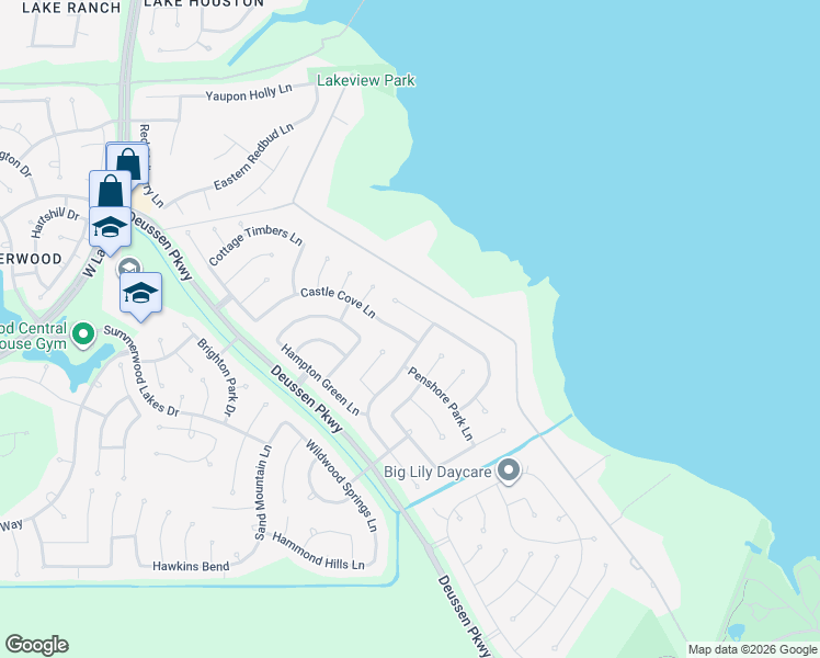 map of restaurants, bars, coffee shops, grocery stores, and more near 14503 Mountain Cliff Lane in Houston