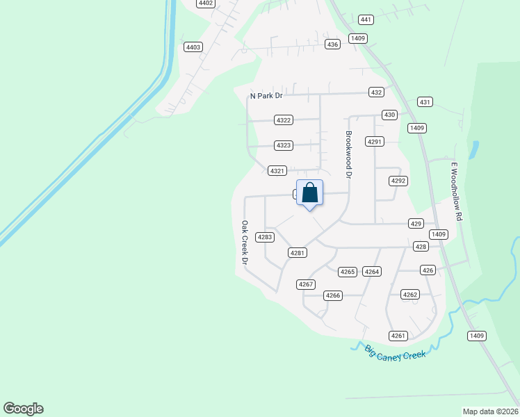 map of restaurants, bars, coffee shops, grocery stores, and more near 38 County Road 4283 in Dayton