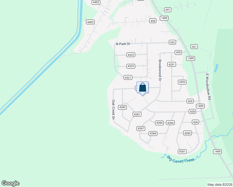 map of restaurants, bars, coffee shops, grocery stores, and more near 38 County Road 4283 in Dayton