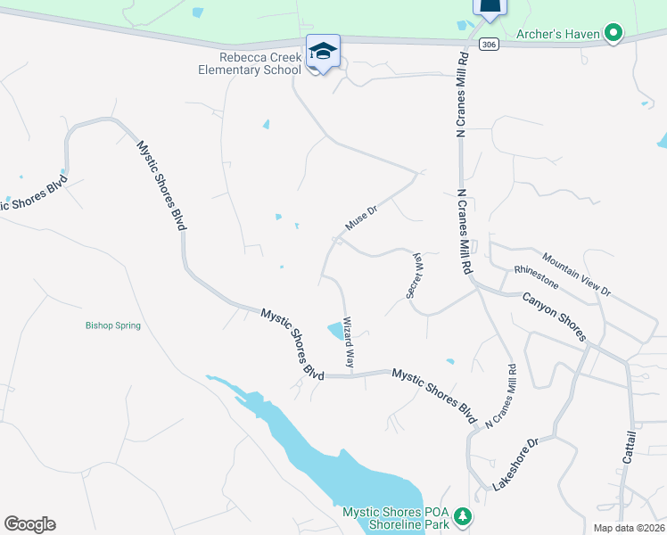 map of restaurants, bars, coffee shops, grocery stores, and more near 359 Muse Dr in Spring Branch