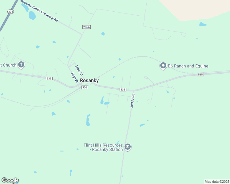 map of restaurants, bars, coffee shops, grocery stores, and more near 1972 Farm to Market 535 in Rosanky