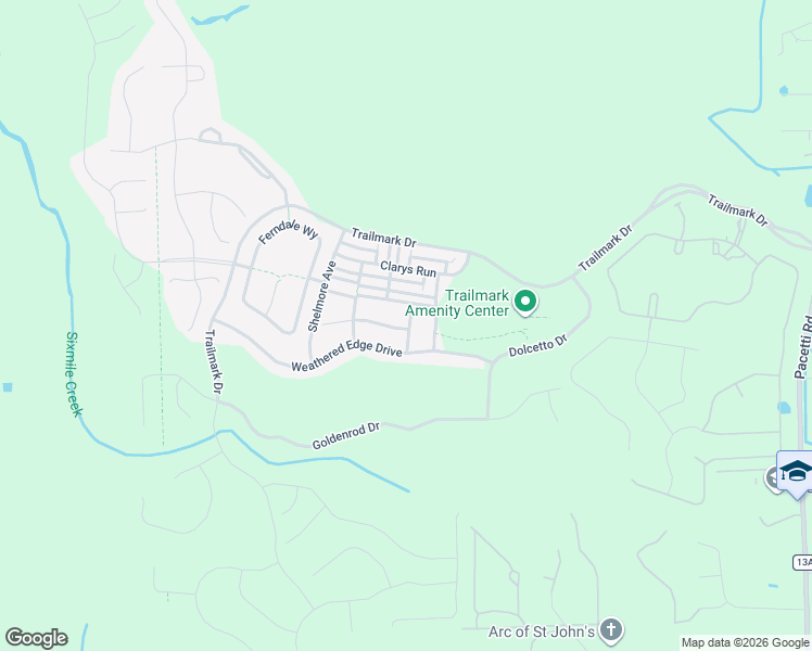 map of restaurants, bars, coffee shops, grocery stores, and more near 18 Foxcross Ave in St. Augustine