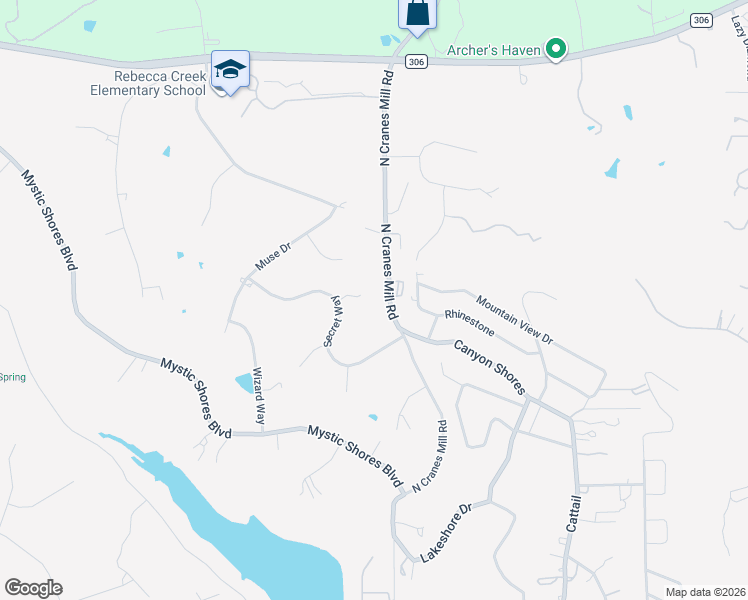 map of restaurants, bars, coffee shops, grocery stores, and more near 23415 North Cranes Mill Road in Spring Branch