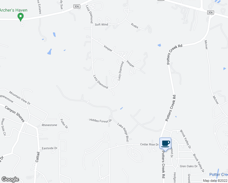 map of restaurants, bars, coffee shops, grocery stores, and more near 948 Lazy Diamond in Canyon Lake