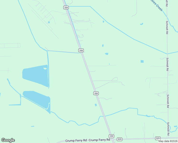 map of restaurants, bars, coffee shops, grocery stores, and more near 10596 Farm to Market 359 in Brookshire