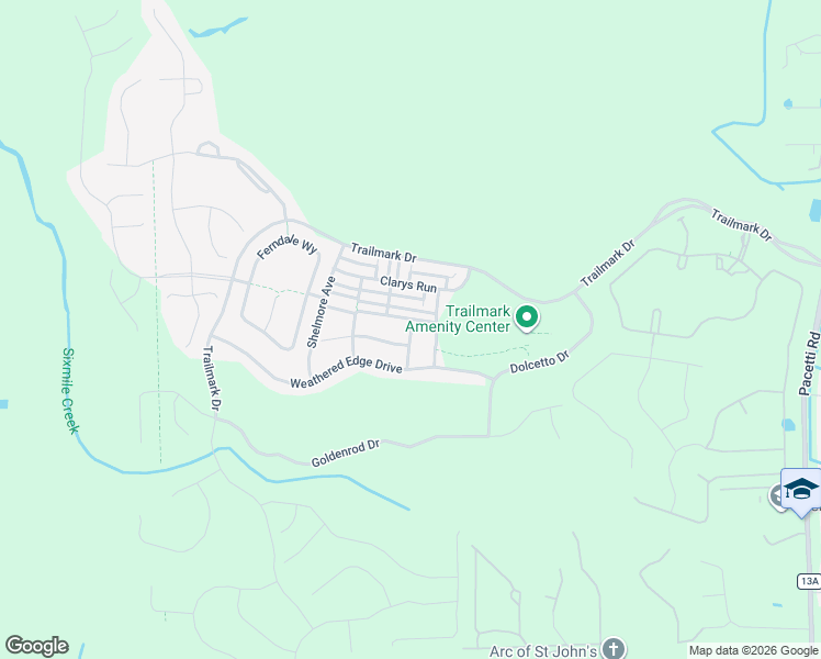map of restaurants, bars, coffee shops, grocery stores, and more near 18 Foxcross Ave in St. Augustine
