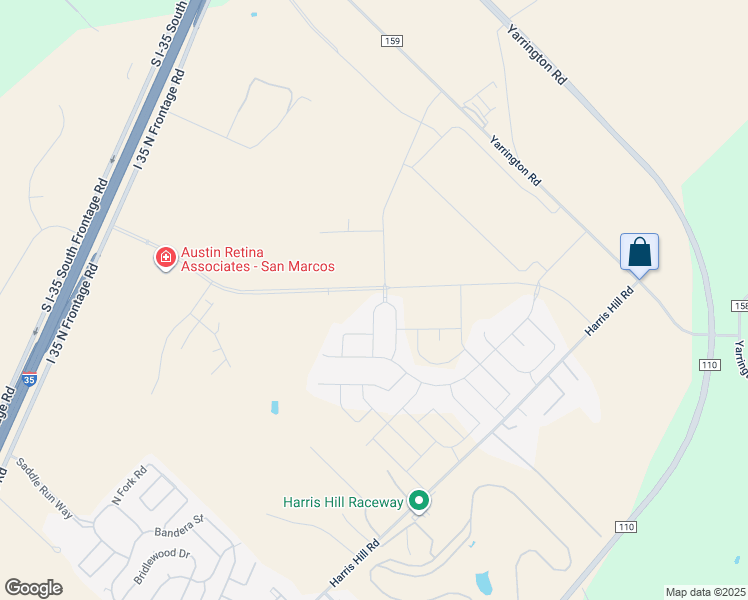 map of restaurants, bars, coffee shops, grocery stores, and more near 208 Sky Meadows Circle in San Marcos