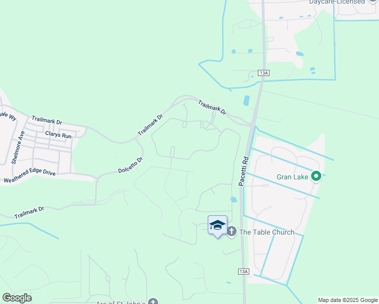 map of restaurants, bars, coffee shops, grocery stores, and more near in Saint Johns