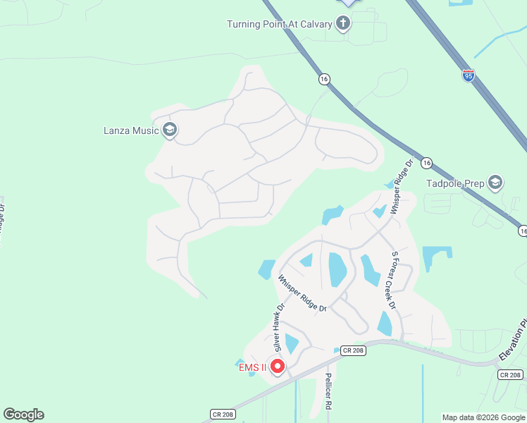 map of restaurants, bars, coffee shops, grocery stores, and more near 62 Tintamarre Drive in St. Augustine