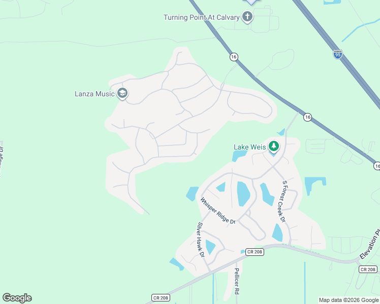 map of restaurants, bars, coffee shops, grocery stores, and more near 62 Tintamarre Drive in St. Augustine