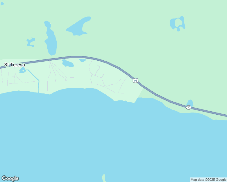map of restaurants, bars, coffee shops, grocery stores, and more near 297 Bay North Court in Panacea
