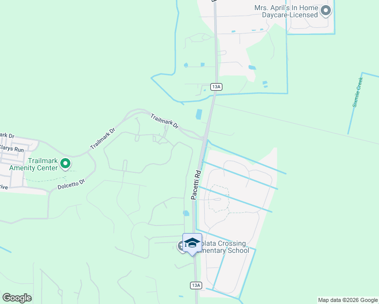map of restaurants, bars, coffee shops, grocery stores, and more near 2931-2965 Pacetti Road in Saint Augustine