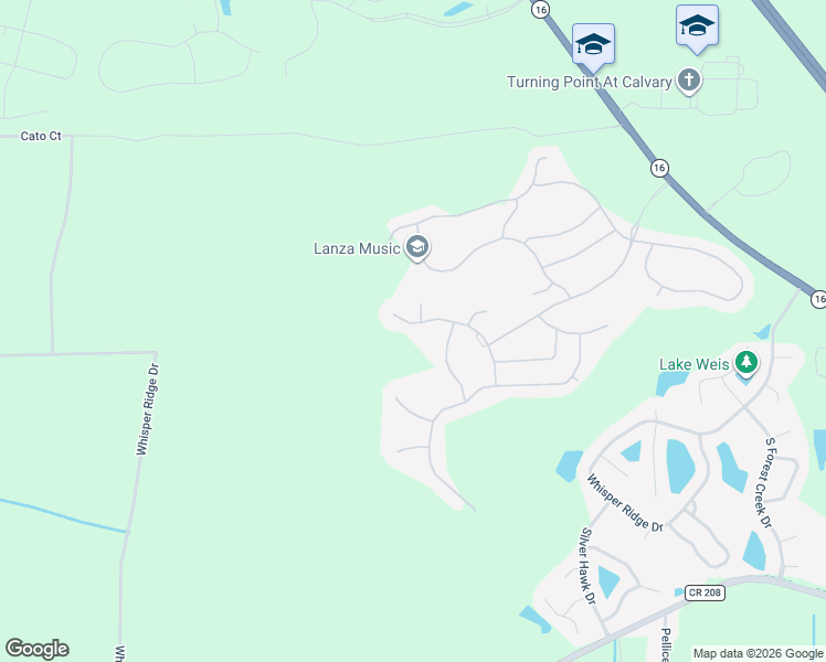 map of restaurants, bars, coffee shops, grocery stores, and more near 26 Colibri Bank Lane in St. Augustine