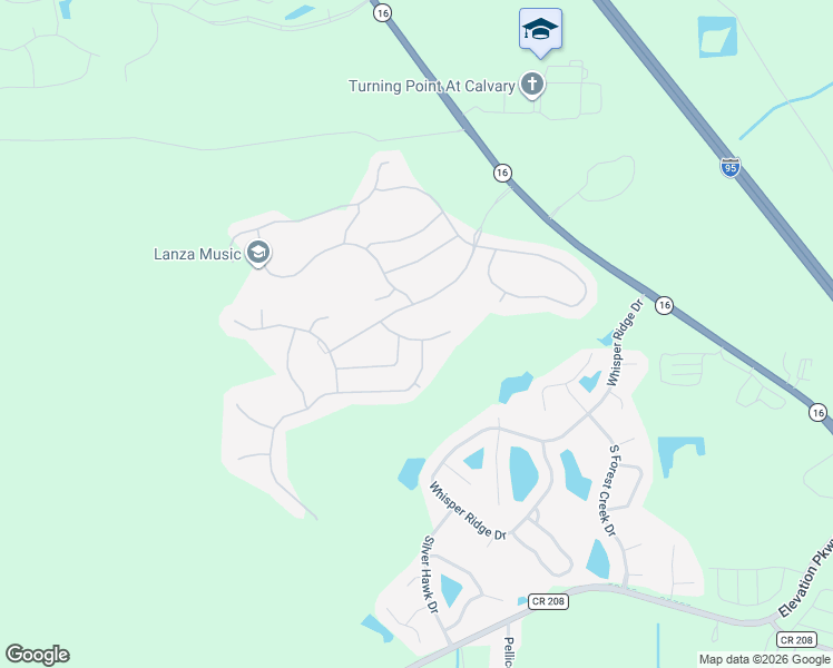 map of restaurants, bars, coffee shops, grocery stores, and more near 111 Redonda Way in St. Augustine