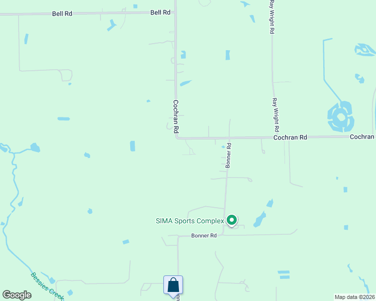 map of restaurants, bars, coffee shops, grocery stores, and more near 36221 Cochran Road in Waller