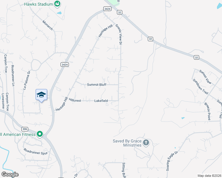 map of restaurants, bars, coffee shops, grocery stores, and more near 1982 Scenic View Drive in Canyon Lake