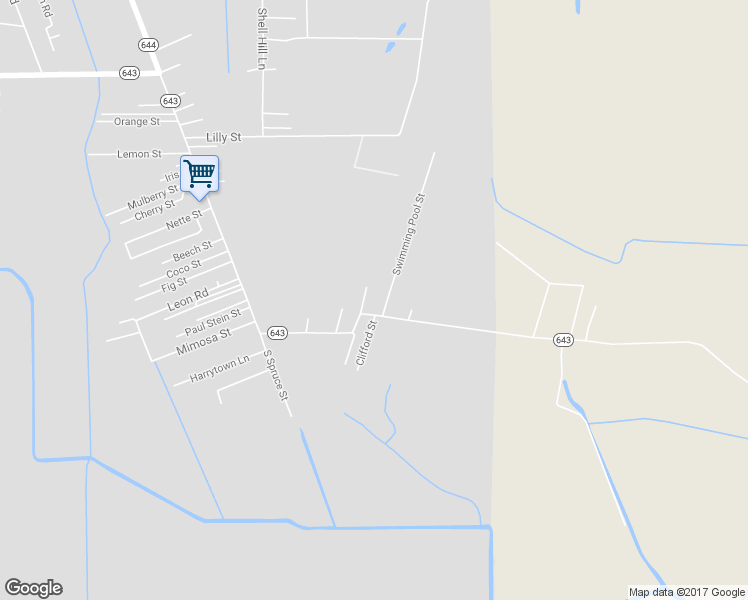 map of restaurants, bars, coffee shops, grocery stores, and more near 19208 Louisiana 643 in Vacherie