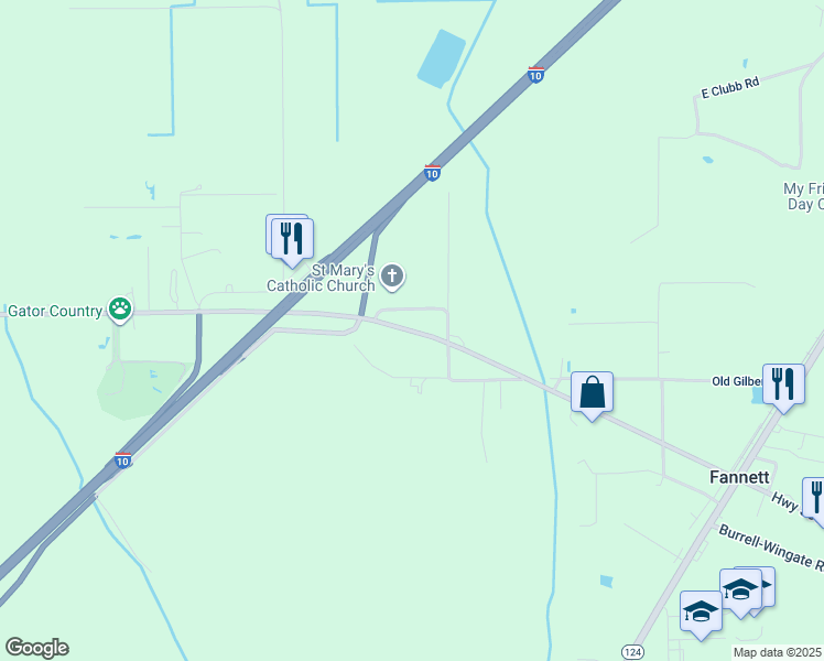 map of restaurants, bars, coffee shops, grocery stores, and more near Highway 365 in Beaumont