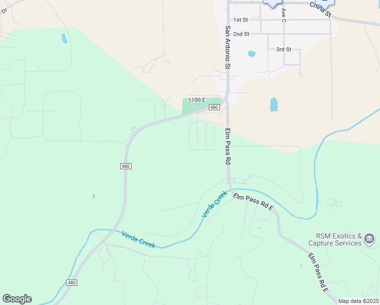map of restaurants, bars, coffee shops, grocery stores, and more near 602 Austin Lane in Center Point