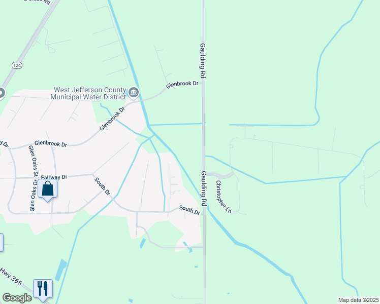 map of restaurants, bars, coffee shops, grocery stores, and more near 10944 Bowers Drive in Beaumont