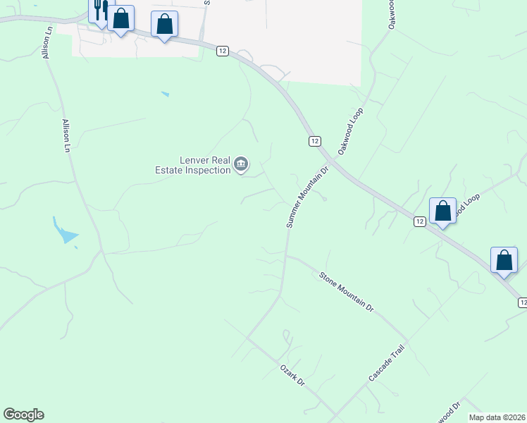 map of restaurants, bars, coffee shops, grocery stores, and more near 200 Summer Mountain Drive in San Marcos