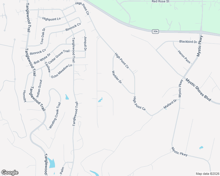 map of restaurants, bars, coffee shops, grocery stores, and more near 352 Warbler Drive in Spring Branch