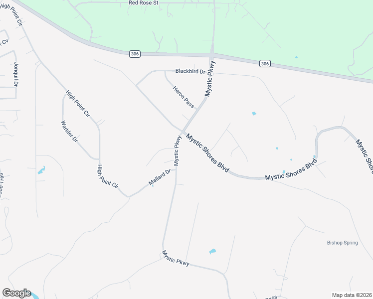 map of restaurants, bars, coffee shops, grocery stores, and more near 523 Mystic Parkway in Spring Branch