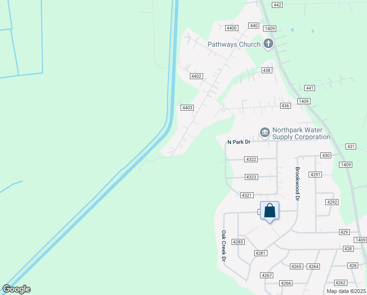 map of restaurants, bars, coffee shops, grocery stores, and more near 801 County Road 440 in Dayton