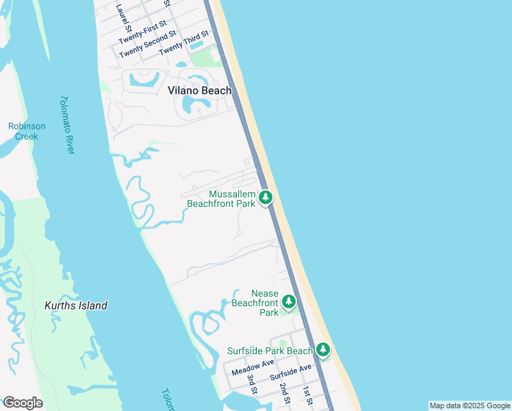map of restaurants, bars, coffee shops, grocery stores, and more near 3350 Coastal Highway in St. Augustine