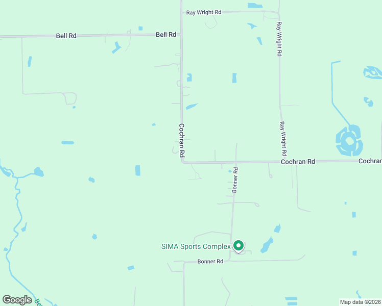 map of restaurants, bars, coffee shops, grocery stores, and more near 36098 Cochran Rd in Waller