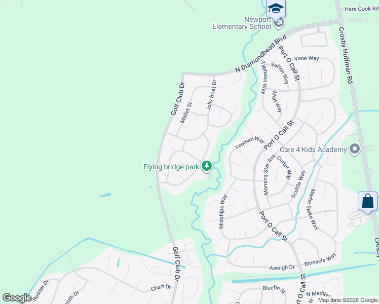 map of restaurants, bars, coffee shops, grocery stores, and more near 17303 Yard Court in Crosby