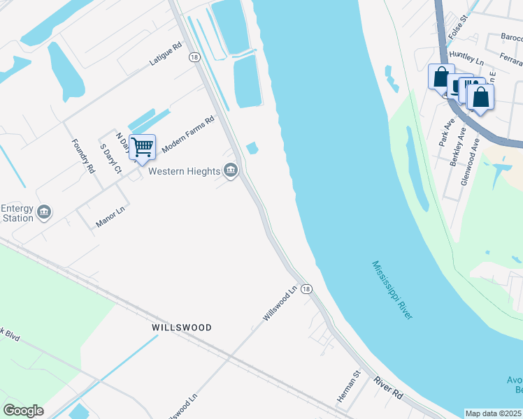 River Road, Avondale LA Walk Score