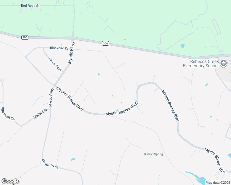 map of restaurants, bars, coffee shops, grocery stores, and more near 550 Blackbird Drive in Spring Branch