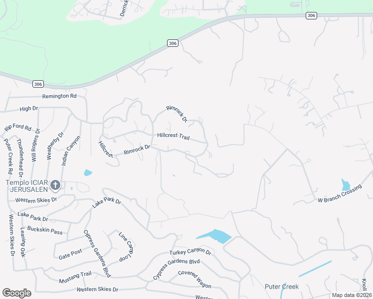 map of restaurants, bars, coffee shops, grocery stores, and more near 2701 Rimrock Drive in Spring Branch