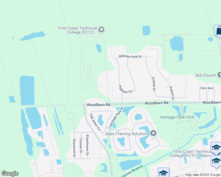 map of restaurants, bars, coffee shops, grocery stores, and more near 167 Codman Drive in Saint Augustine