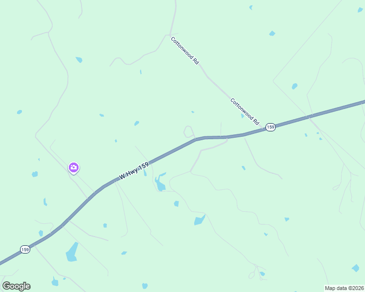 map of restaurants, bars, coffee shops, grocery stores, and more near 3519-3799 Highway 159 in La Grange