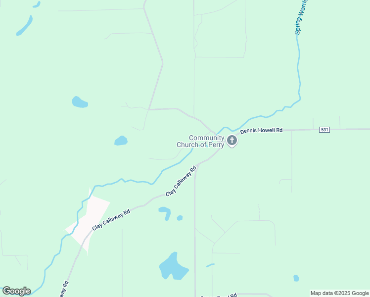 map of restaurants, bars, coffee shops, grocery stores, and more near D Howell in Perry