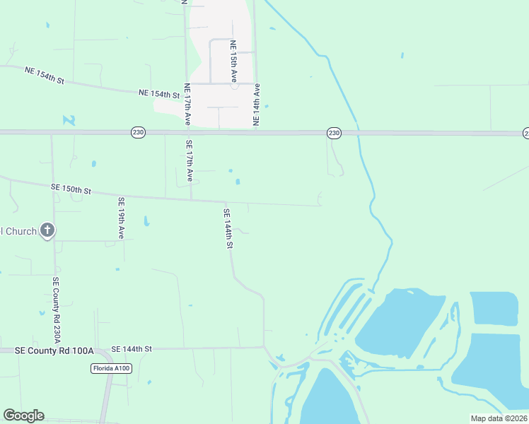 map of restaurants, bars, coffee shops, grocery stores, and more near 1620 Southeast 144th Street in Starke