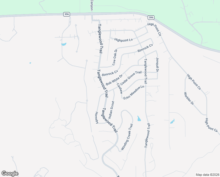 map of restaurants, bars, coffee shops, grocery stores, and more near 1184 Bob White Drive in Spring Branch
