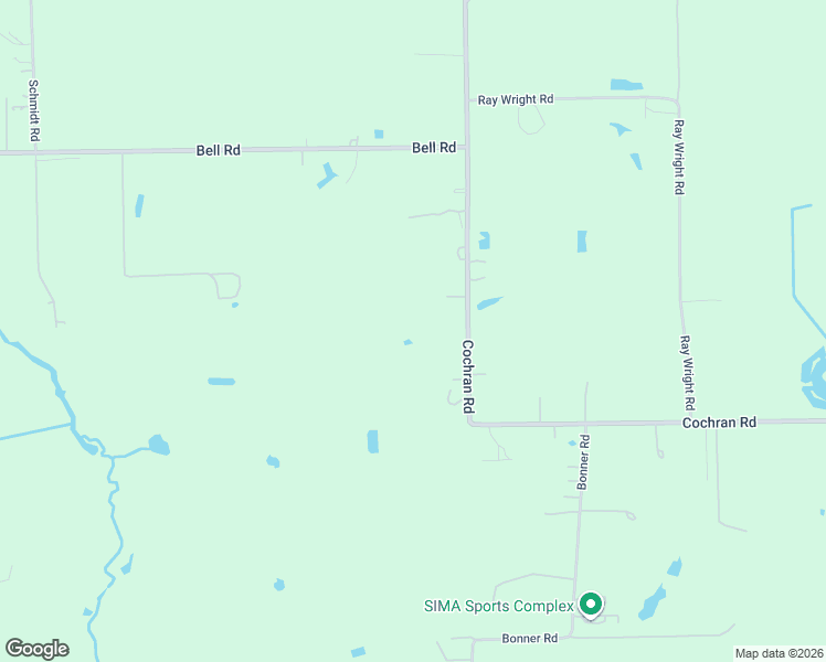 map of restaurants, bars, coffee shops, grocery stores, and more near 36309 Cochran Road in Waller