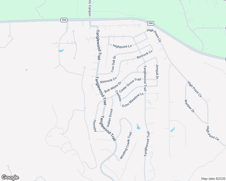 map of restaurants, bars, coffee shops, grocery stores, and more near 1184 Bob White Drive in Spring Branch