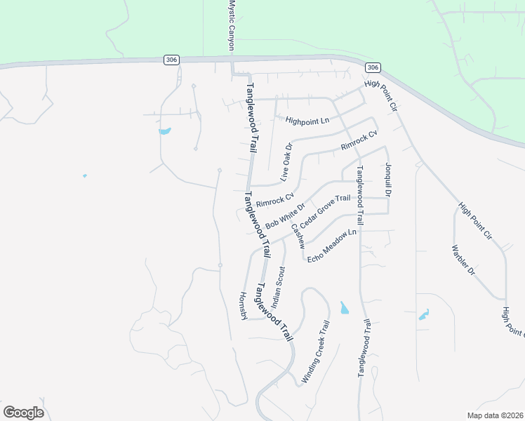 map of restaurants, bars, coffee shops, grocery stores, and more near 1109 Bob White Drive in Spring Branch