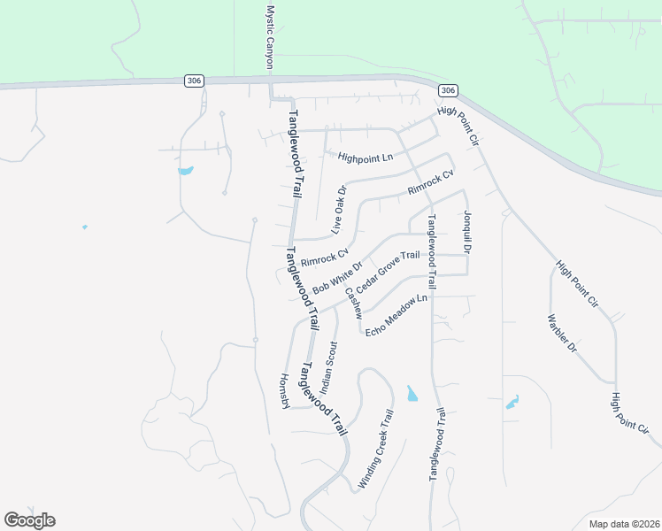 map of restaurants, bars, coffee shops, grocery stores, and more near 963 Rimrock Cove in Spring Branch