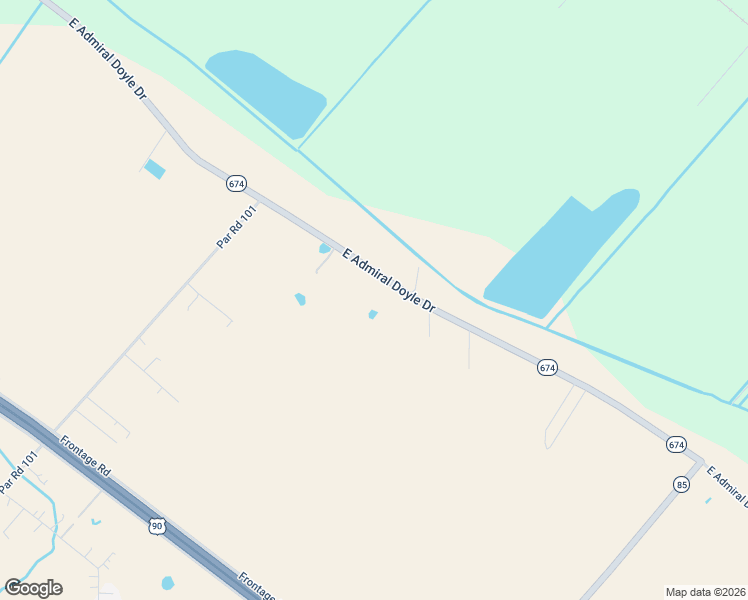 map of restaurants, bars, coffee shops, grocery stores, and more near 7414 East Admiral Doyle Drive in Jeanerette