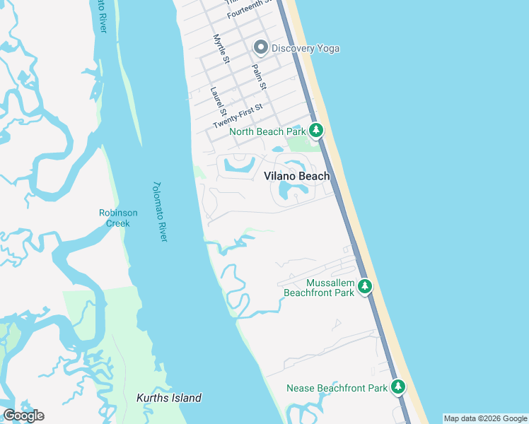 map of restaurants, bars, coffee shops, grocery stores, and more near 600 Carcaba Road in St. Augustine